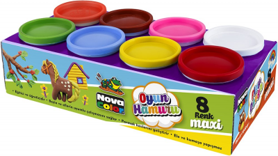 Nova Color 8 Renk Maxi Oyun Hamuru Nc-4150
