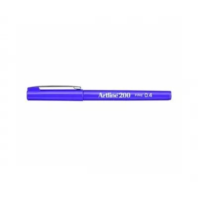 Artline 200N Fıne Keçe Uçlu Yazı Kalemi 0.4 Mm Purple