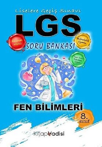 Lgs Fen Bilimleri Soru Bankası Kitap Vadisi Yayınları